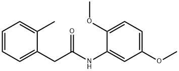 N-(2,5-dimethoxyphenyl)-2-(2-methylphenyl)acetamide Struktur