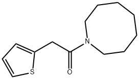 1-(azocan-1-yl)-2-thiophen-2-ylethanone Struktur