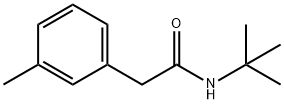 N-tert-butyl-2-(3-methylphenyl)acetamide Struktur