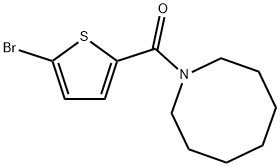 azocan-1-yl-(5-bromothiophen-2-yl)methanone Struktur