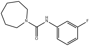 N-(3-fluorophenyl)azepane-1-carboxamide Struktur