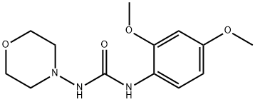 1-(2,4-dimethoxyphenyl)-3-morpholin-4-ylurea Struktur