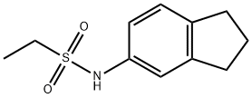 N-(2,3-dihydro-1H-inden-5-yl)ethanesulfonamide Struktur