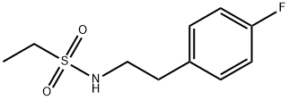 N-[2-(4-fluorophenyl)ethyl]ethanesulfonamide Struktur