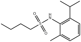 N-(2-methyl-6-propan-2-ylphenyl)butane-1-sulfonamide Struktur