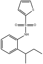 N-(2-butan-2-ylphenyl)thiophene-2-sulfonamide Struktur