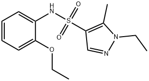 N-(2-ethoxyphenyl)-1-ethyl-5-methylpyrazole-4-sulfonamide Struktur