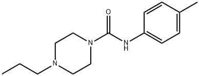 N-(4-methylphenyl)-4-propylpiperazine-1-carboxamide Struktur