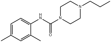 N-(2,4-dimethylphenyl)-4-propylpiperazine-1-carboxamide Struktur