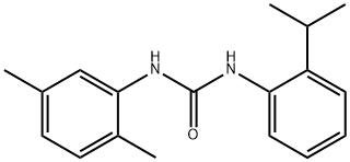 1-(2,5-dimethylphenyl)-3-(2-propan-2-ylphenyl)urea Struktur