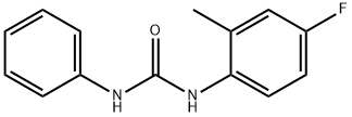 1-(4-fluoro-2-methylphenyl)-3-phenylurea Struktur