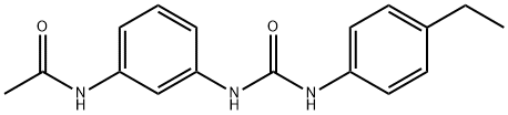 N-[3-[(4-ethylphenyl)carbamoylamino]phenyl]acetamide Struktur