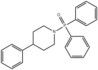 1-diphenylphosphoryl-4-phenylpiperidine Struktur