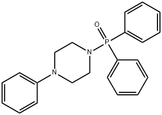 1-diphenylphosphoryl-4-phenylpiperazine Struktur