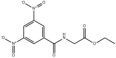 ethyl 2-[(3,5-dinitrobenzoyl)amino]acetate Struktur