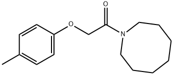 1-(azocan-1-yl)-2-(4-methylphenoxy)ethanone Struktur