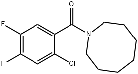 azocan-1-yl-(2-chloro-4,5-difluorophenyl)methanone Struktur