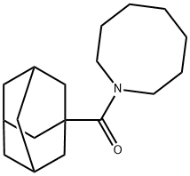 1-adamantyl(azocan-1-yl)methanone Struktur