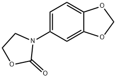 3-(1,3-benzodioxol-5-yl)-1,3-oxazolidin-2-one Struktur