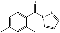 pyrazol-1-yl-(2,4,6-trimethylphenyl)methanone Struktur