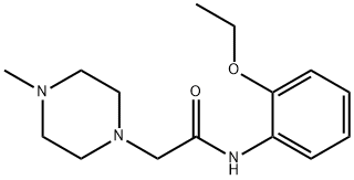 N-(2-ethoxyphenyl)-2-(4-methylpiperazin-1-yl)acetamide Struktur