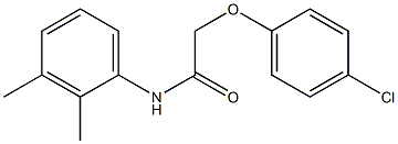 2-(4-chlorophenoxy)-N-(2,3-dimethylphenyl)acetamide Struktur