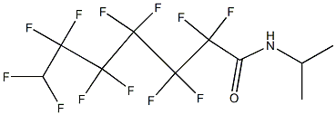 2,2,3,3,4,4,5,5,6,6,7,7-dodecafluoro-N-propan-2-ylheptanamide Struktur