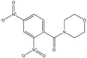 (2,4-dinitrophenyl)-morpholin-4-ylmethanone Struktur