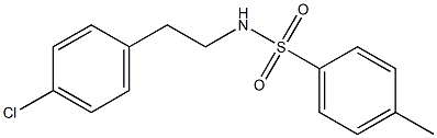 N-[2-(4-chlorophenyl)ethyl]-4-methylbenzenesulfonamide Struktur