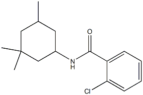 2-chloro-N-(3,3,5-trimethylcyclohexyl)benzamide Struktur