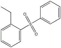 1-(benzenesulfonyl)-2-ethylbenzene Struktur