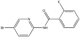 N-(5-bromopyridin-2-yl)-2-fluorobenzamide Struktur