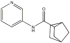 N-pyridin-3-ylbicyclo[2.2.1]heptane-3-carboxamide Struktur