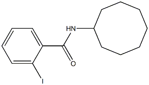 N-cyclooctyl-2-iodobenzamide Struktur