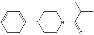 2-methyl-1-(4-phenylpiperazin-1-yl)propan-1-one Struktur