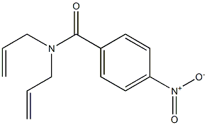 4-nitro-N,N-bis(prop-2-enyl)benzamide Struktur