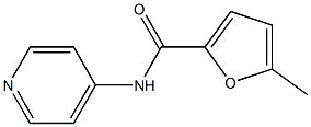 5-methyl-N-pyridin-4-ylfuran-2-carboxamide Struktur