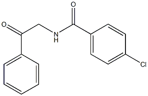 4-chloro-N-phenacylbenzamide Struktur