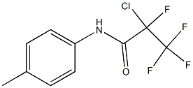 2-chloro-2,3,3,3-tetrafluoro-N-(4-methylphenyl)propanamide Struktur