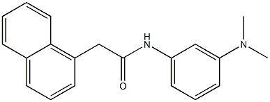 N-[3-(dimethylamino)phenyl]-2-naphthalen-1-ylacetamide Struktur