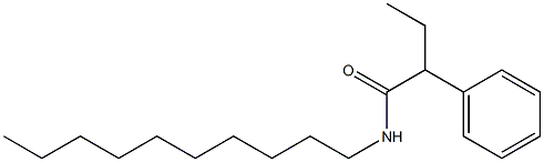 N-decyl-2-phenylbutanamide Struktur