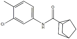 N-(3-chloro-4-methylphenyl)bicyclo[2.2.1]heptane-3-carboxamide Struktur