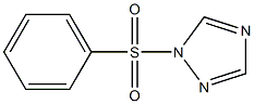 1-(benzenesulfonyl)-1,2,4-triazole Struktur