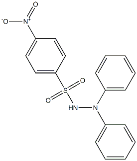 4-nitro-N',N'-diphenylbenzenesulfonohydrazide Struktur