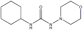 1-cyclohexyl-3-morpholin-4-ylurea Struktur