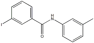 3-iodo-N-(3-methylphenyl)benzamide Struktur