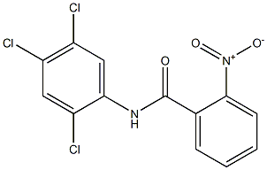 2-nitro-N-(2,4,5-trichlorophenyl)benzamide Struktur