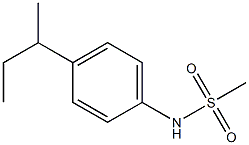 N-(4-butan-2-ylphenyl)methanesulfonamide Struktur