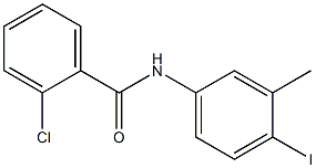 2-chloro-N-(4-iodo-3-methylphenyl)benzamide Struktur