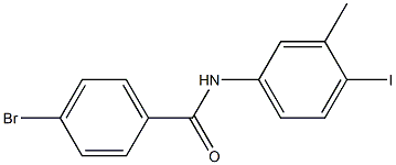 4-bromo-N-(4-iodo-3-methylphenyl)benzamide Struktur